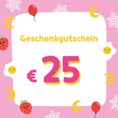 Geschenkgutschein im Wert von 25 CHF/Euro