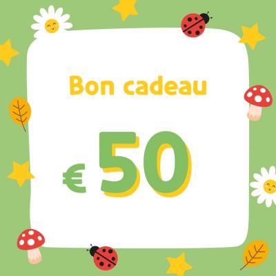 Cartes-cadeaux d'une valeur de 50 CHF