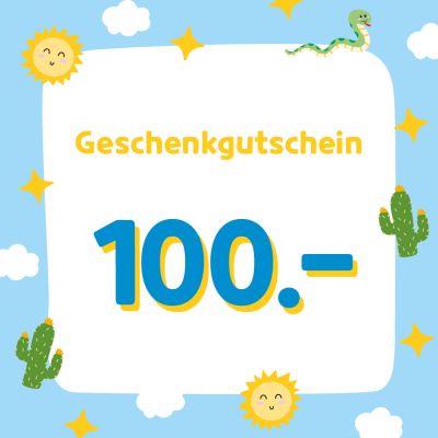 Geschenkgutschein im Wert von 100 CHF/Euro