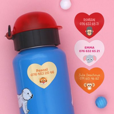 20-heart-labels-personalized-Singapore