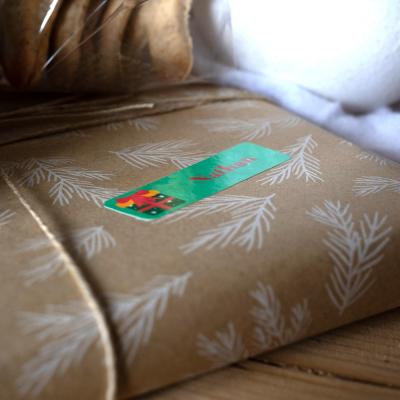 How do you decorate your gifts with personalised Christmas labels?