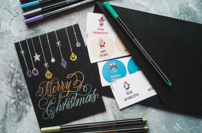 DIY Handletteren – Zelf je kerstkaarten maken